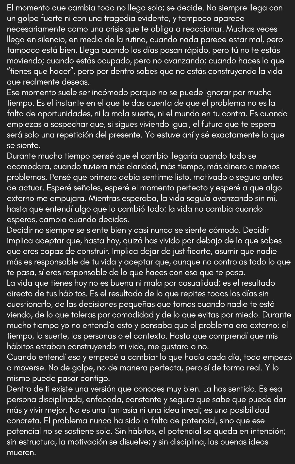 Hábitos Simples Que Me Llevaron Al Éxito